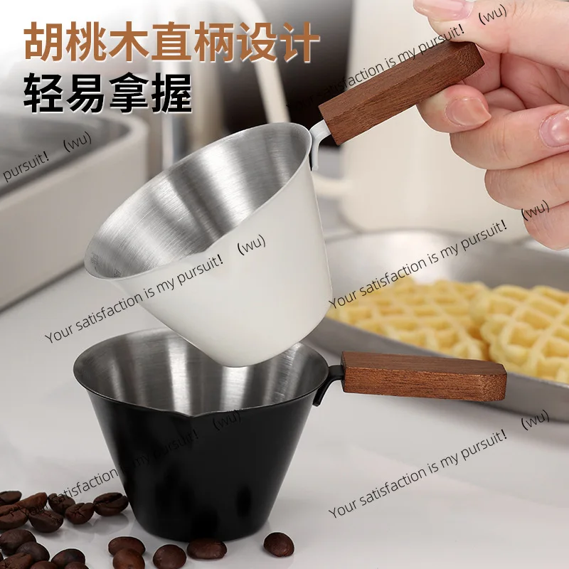 304 stainless steel espresso extract cup espresso liquid measuring cup with graduated milk  ounce100ml