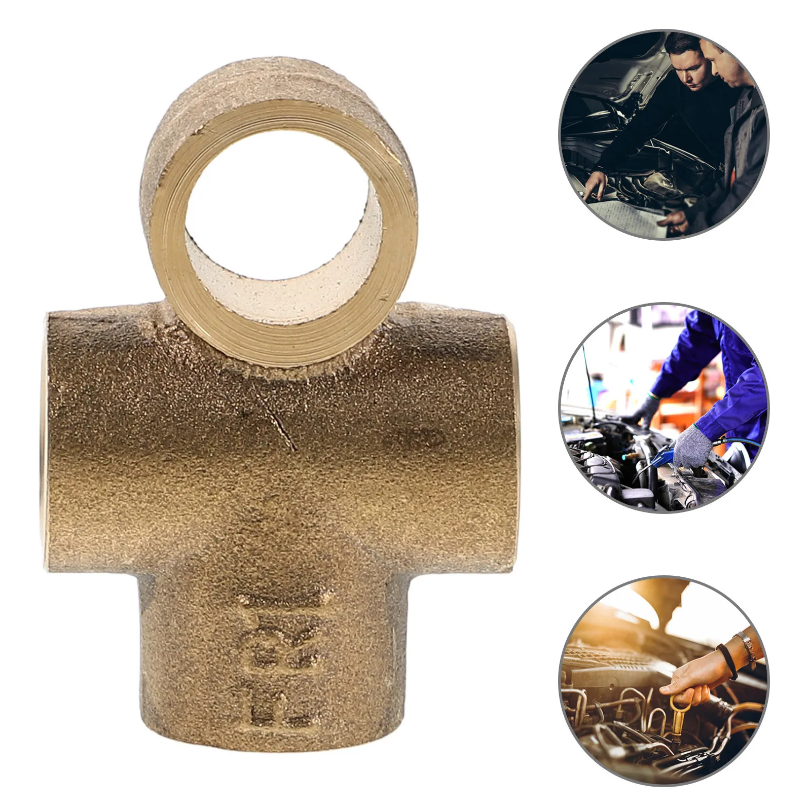 

Brass T Shape Male Thread Tee Connector For Oil Pipe Fuel Line Boat Gas Tank Engine Marine Automotive Applications