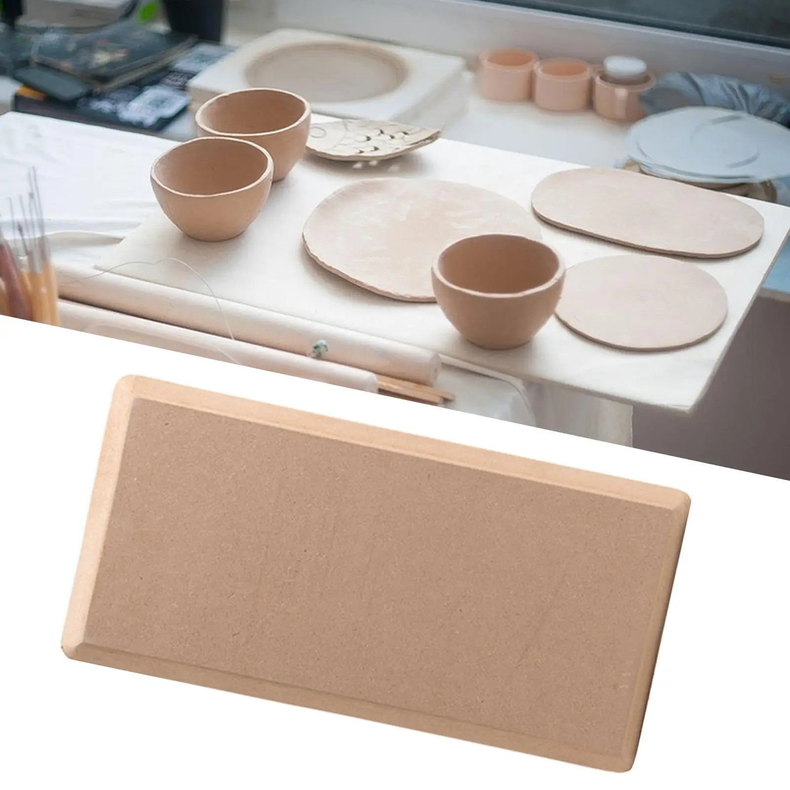 도자기 회전대 배트 건조 트레이 점토 제작 나무 밀도 보드, 모델링 도구 DIY 점토 회전 배트 건조 보드 패드