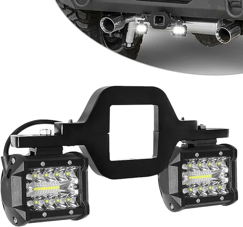 60W LED Work Light with Hitch Mount