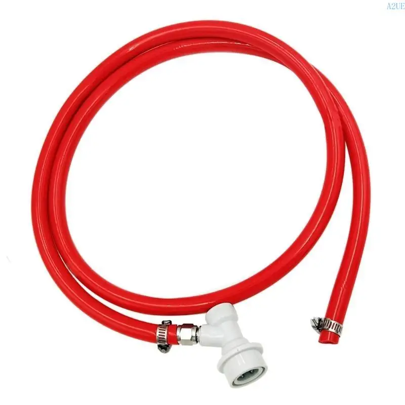 A2UE Homebrew Gas Line Assembly 1.5M Gas Hose With Lock Co2 Gas Tube For Sodas Water Carbonated Beer Brewing Accessories