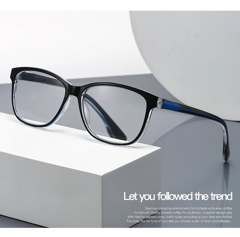 Vintage Frauen Lesebrille Mode Kunststoff Presbyopie Für Männer Computer Brillen Mit Lesen Hyperopie + 1,0 + 2,0 + 3,0 + 4,0 – Detail 4