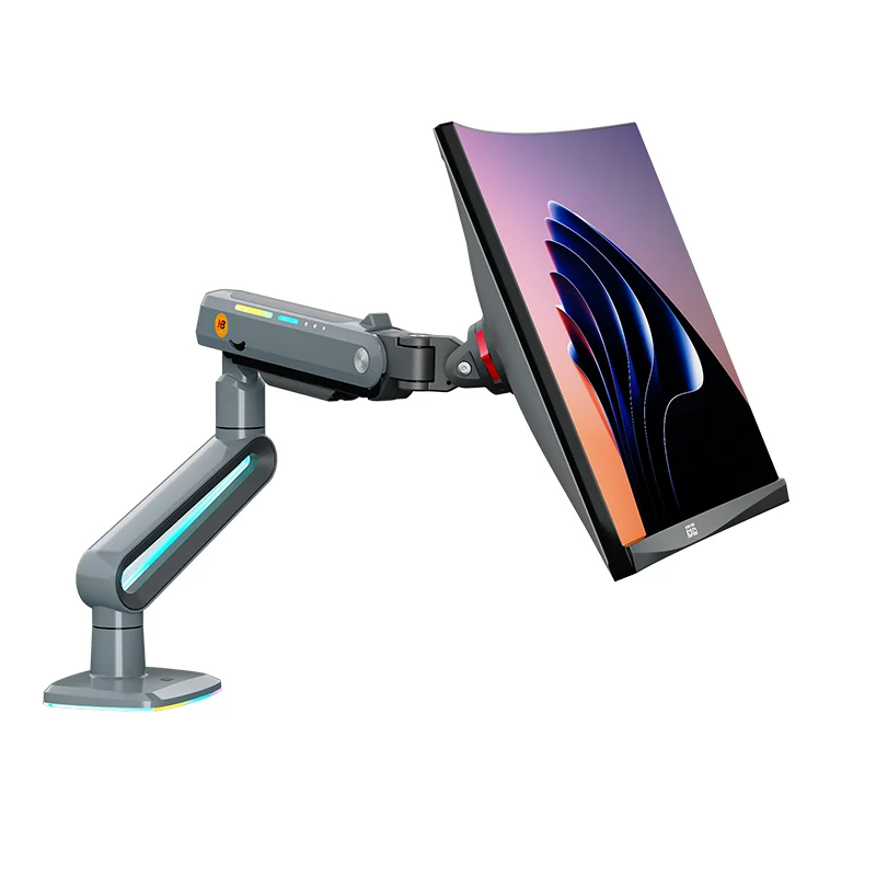 NB G70 Ergonomic Monitor Arm 90 Degree Tilt Suspension 2-20KG Bearing Capacity New Lifting Mechanical Cantilever Stand Bracket