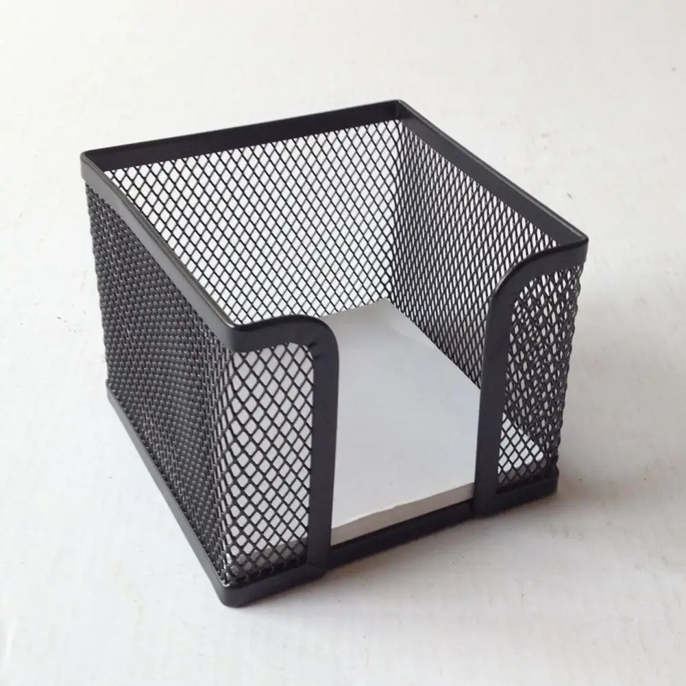 Desktop Memo Pad Sticky Note Container, armazenamento Anti-Break, Home Suprimentos