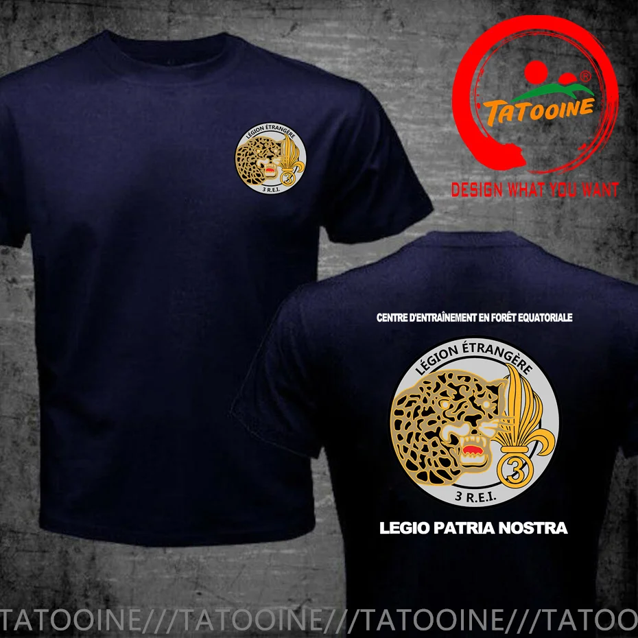 French Foreign Legion 3REI / CEFE Etrangere Jungle Warfare Training T-Shirt France Special Army Short Sleeve O-Neck Mens T Shirt