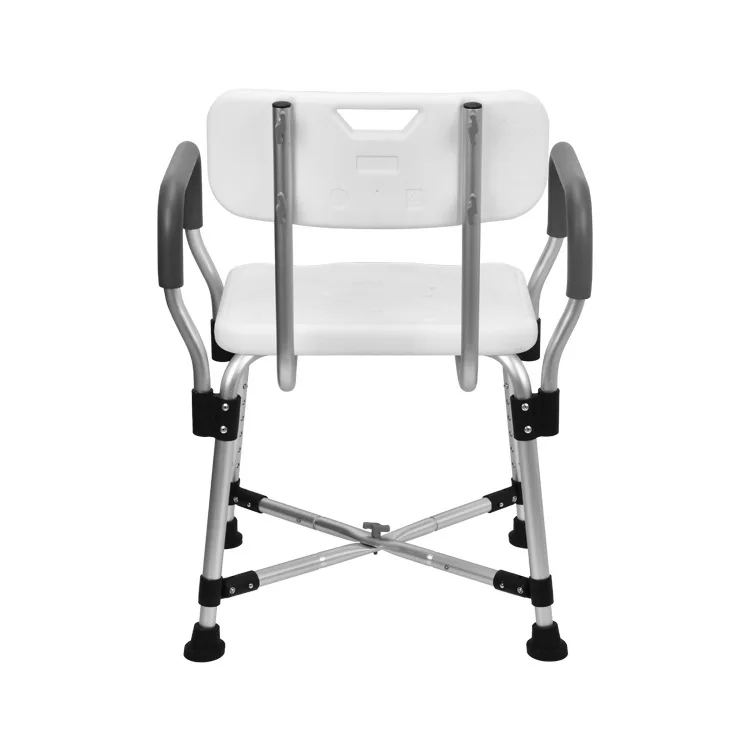 مريحة للطي حمام البراز المضادة للانزلاق مساند للذراعين المسنين ودية دش جدار مقعد معدات سلامة الحمام كرسي مريح #4