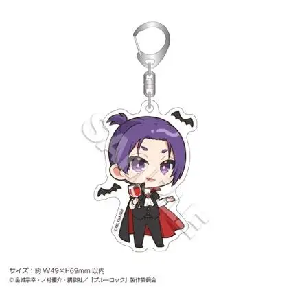 BLUE LOCK Rin Itoshi Mikage Reo Niko Ikki Cosplay Keychain Q Version Cartoon Pendant  Widget Cute Delicacy Anime Decorate