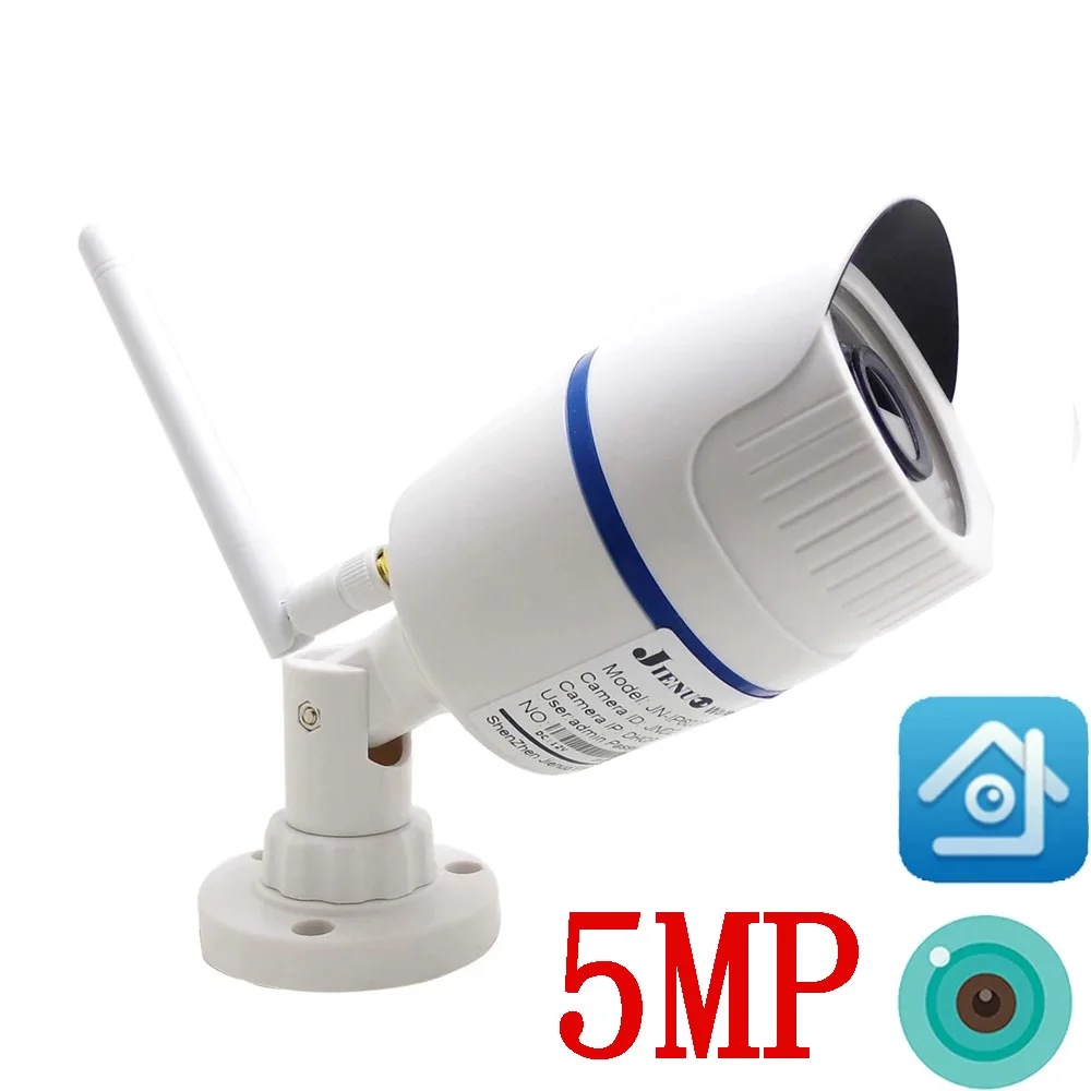 

Icsee 5MP Wireless IP Camera Outdoor Waterproof Security Surveillance Infrared Night Wifi Audio HD SD card slot JIENUO