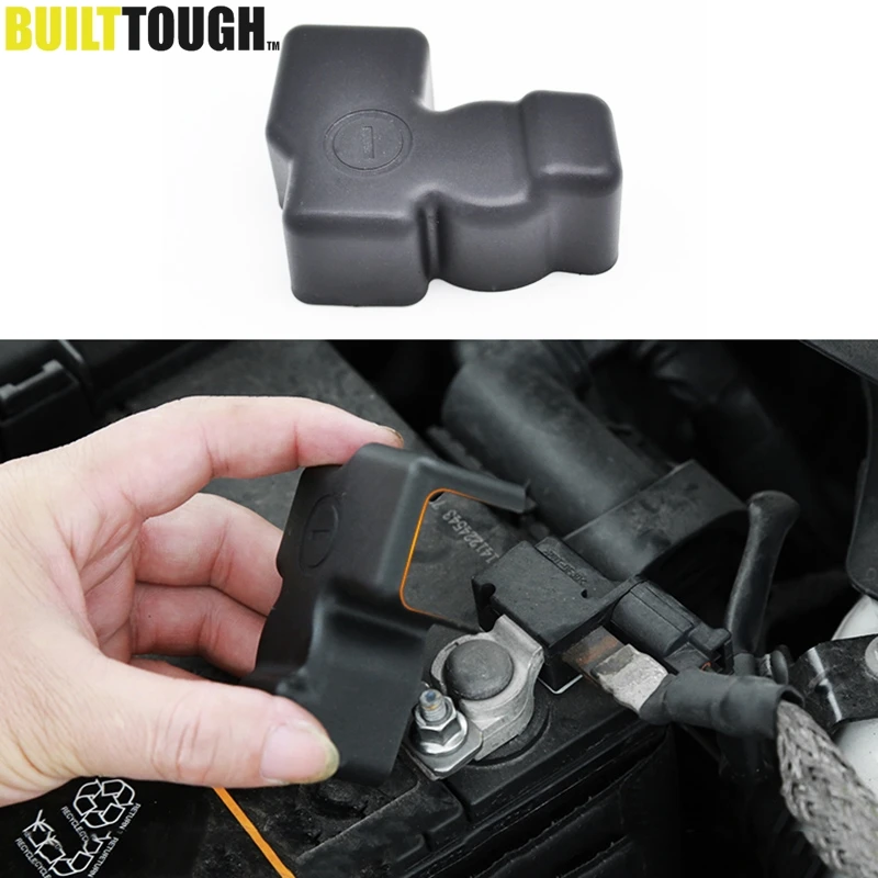 For KIA Sportage SL MK3 2011 - 2015 Engine Battery Negative Cable Clamp Clips Terminal Cover Connectors Stickers Accessories