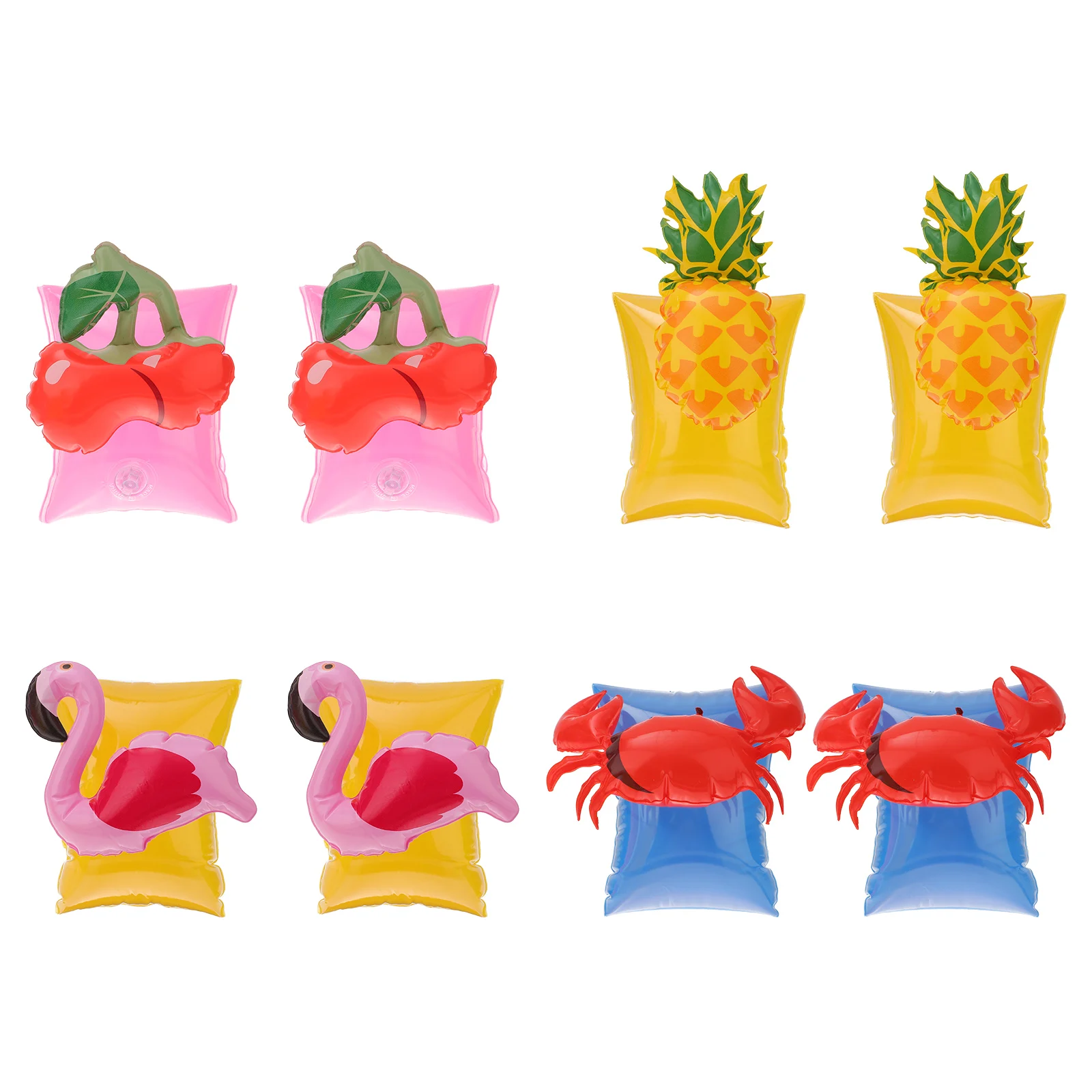 

Kids Floaties for Pool Swimming Arm Floating Rings Inflatable Armb PVC Lightweight Reusable Children Arm Ring Swim