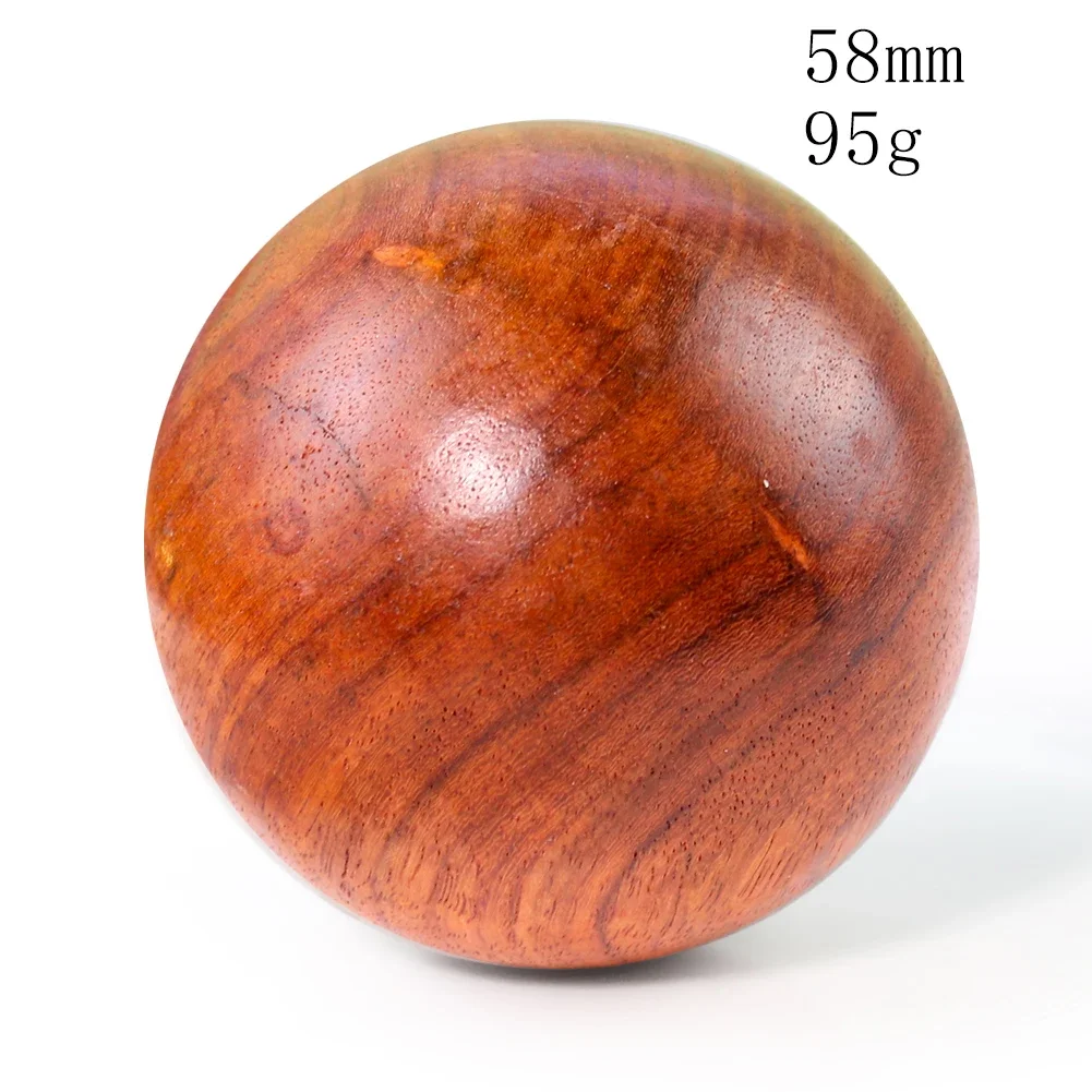 Bola de masaje de madera roja, Bola de Fitness, Yoga, meditación, ejercicio de salud de los dedos, alivio del estrés, terapia de relajación, 1 unidad