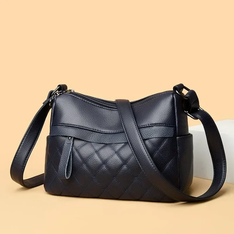 Mayan Vintage Tote Bag For Women Luxury Designer Leather Crossbody Handbag Large Capacity Elegant Minimalist Glyph Diaper Bag