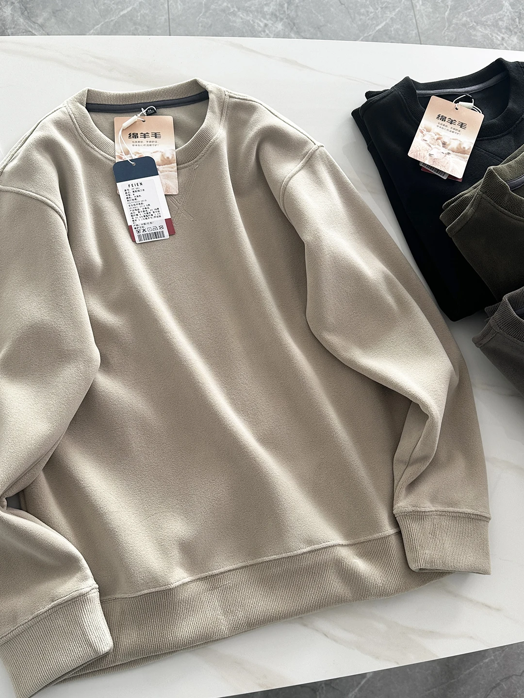 

Двусторонняя Fce, теплая, дышащая, свободная мужская толстовка, мягкая, приятная для кожи, однотонная, осенне-зимняя, модная основа irt