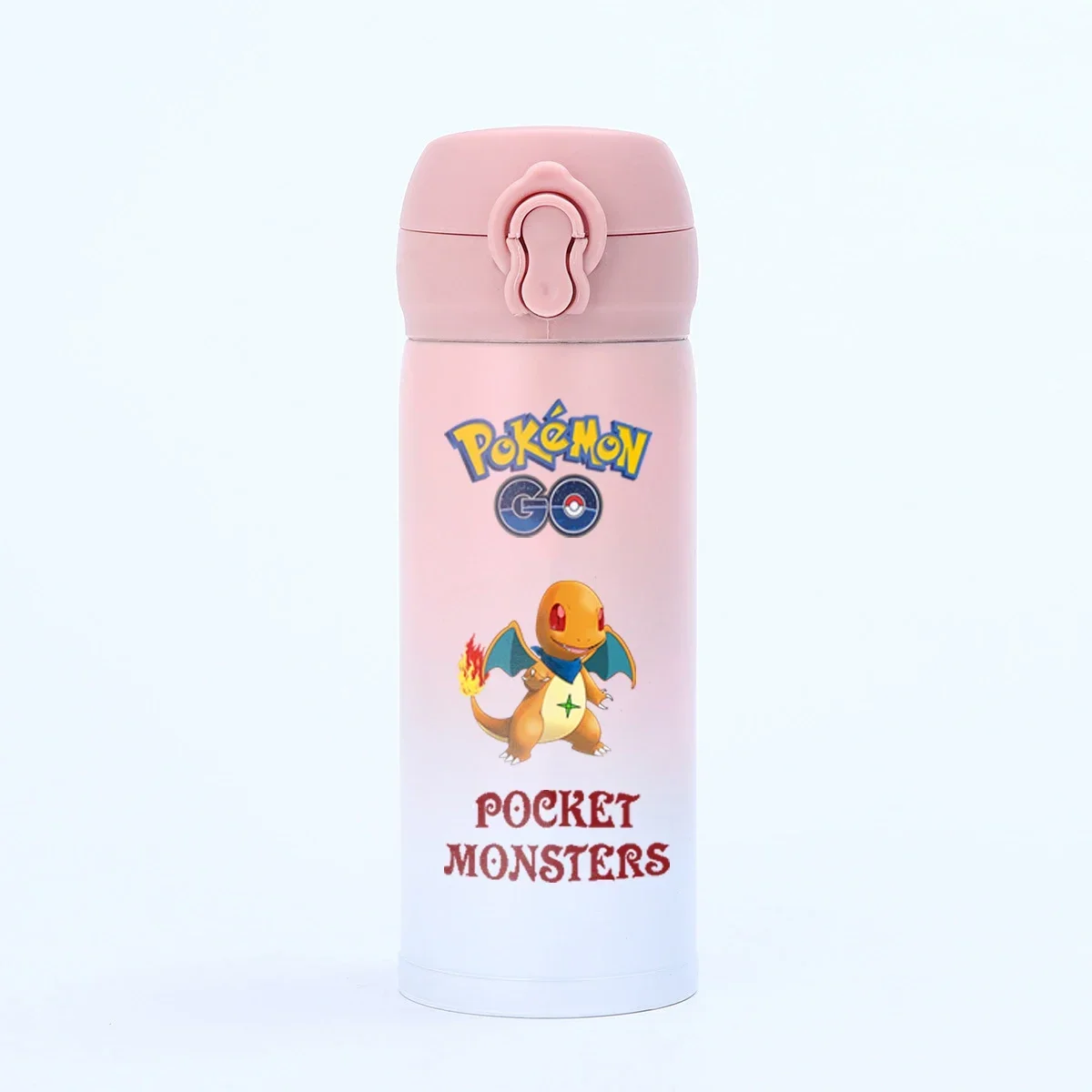 

New Cartoon Pokemon Children's Thermos Mug Large Capacity with Lid Drinkable Water Cute Thermos Student Outdoor Portable