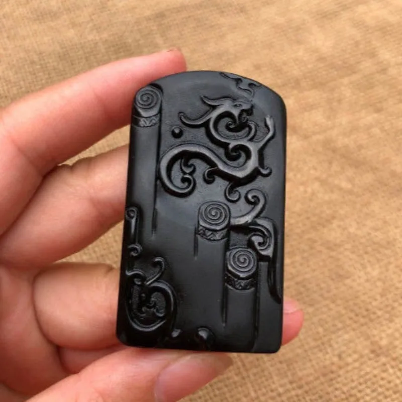 

New Chinese Retro Obsidian Jade Brand, Unisex Jewelry