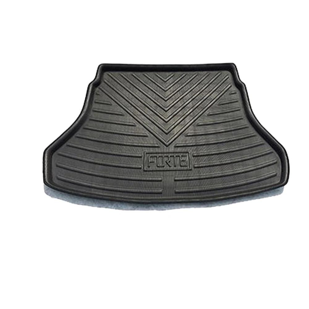 Car Rear Trunk Mat for Kia Cerato BD K3 Forte 2019~2023 2020 2021 2022 Waterproof Floor Pad Space Boot Carg Cover Accessories