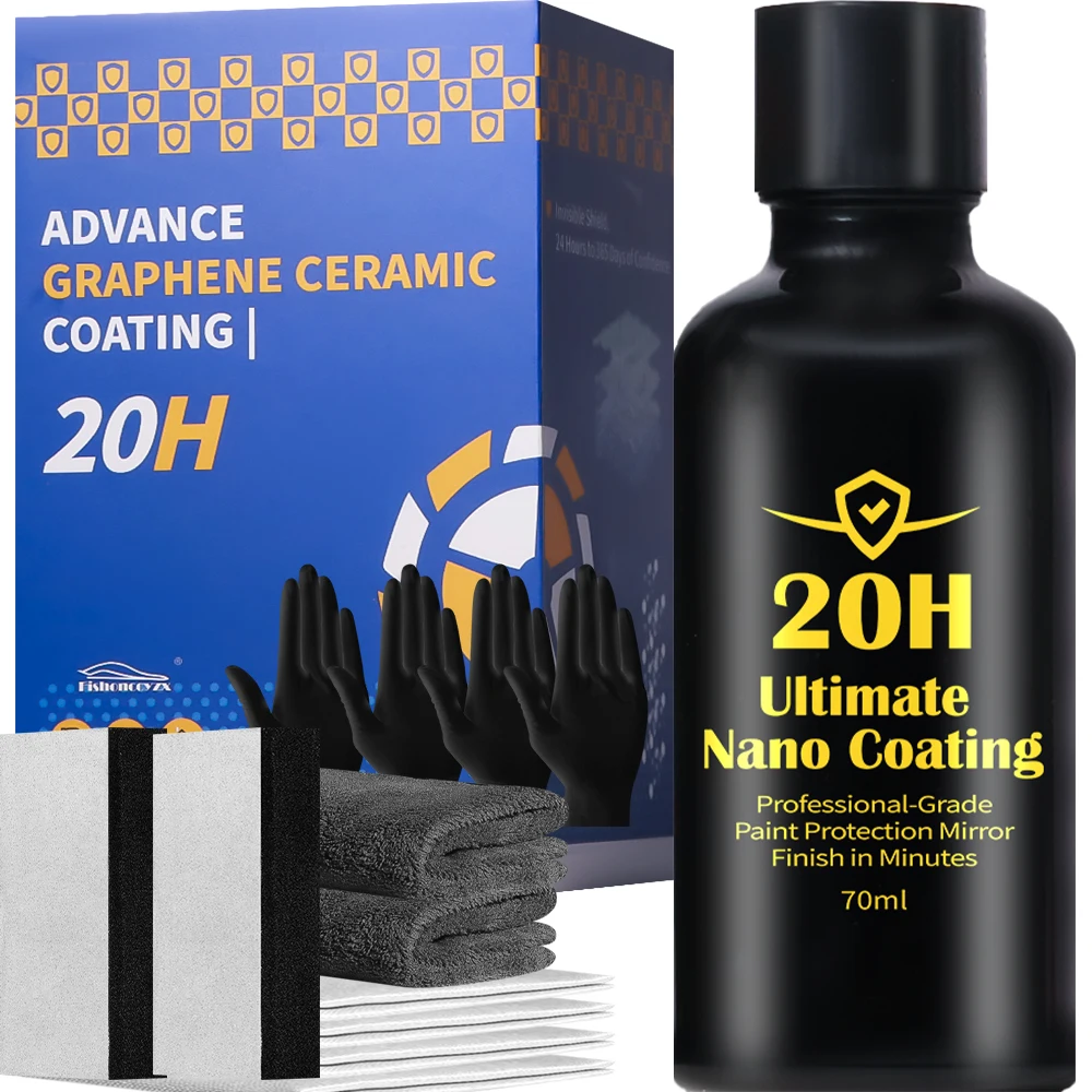 

2025 Graphene Ceramic Coating 20H/12H with Self Healing UV Track Technology Car Detailing Professionals 10+ Years of Protection