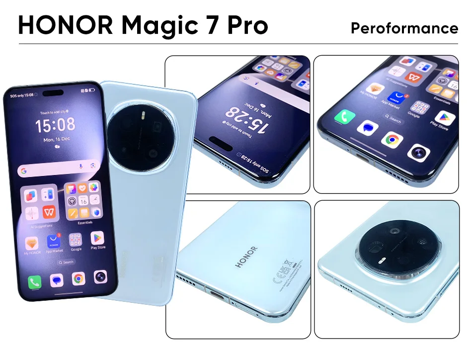 【IN STOCK】Global Version HONOR Magic7 Pro 5G Smartphone Magic 7 Pro Snapdragon 8 Elite 120Hz OLED Screen 100W Fast Charge