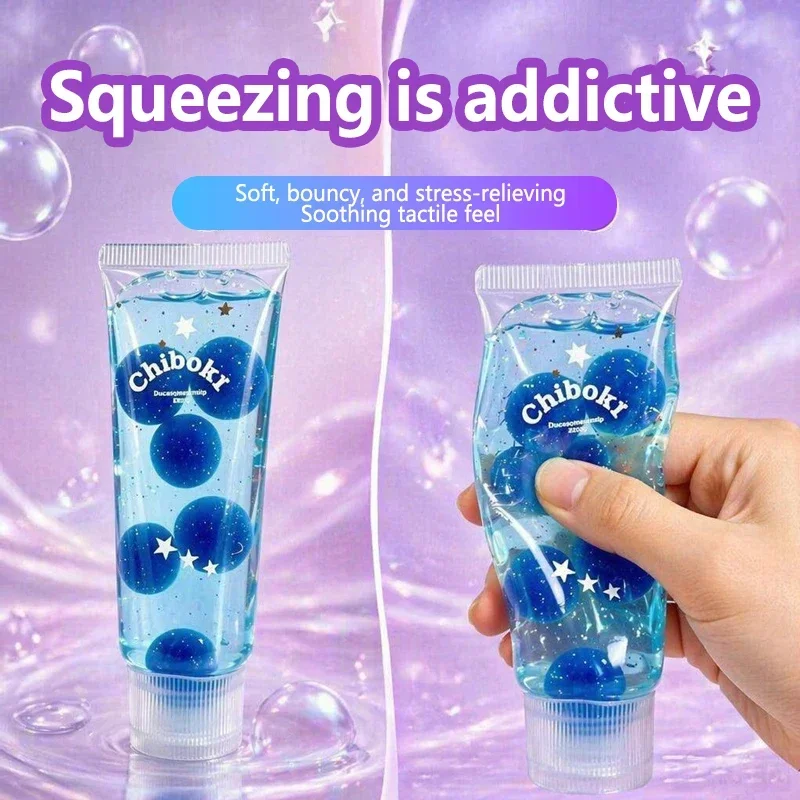 Fruit Filled Maltose Toothpaste Stress Relief Toy Soft Slow Rising Deformable Squishy Squeeze Fidget Sensory Toothpaste Toy