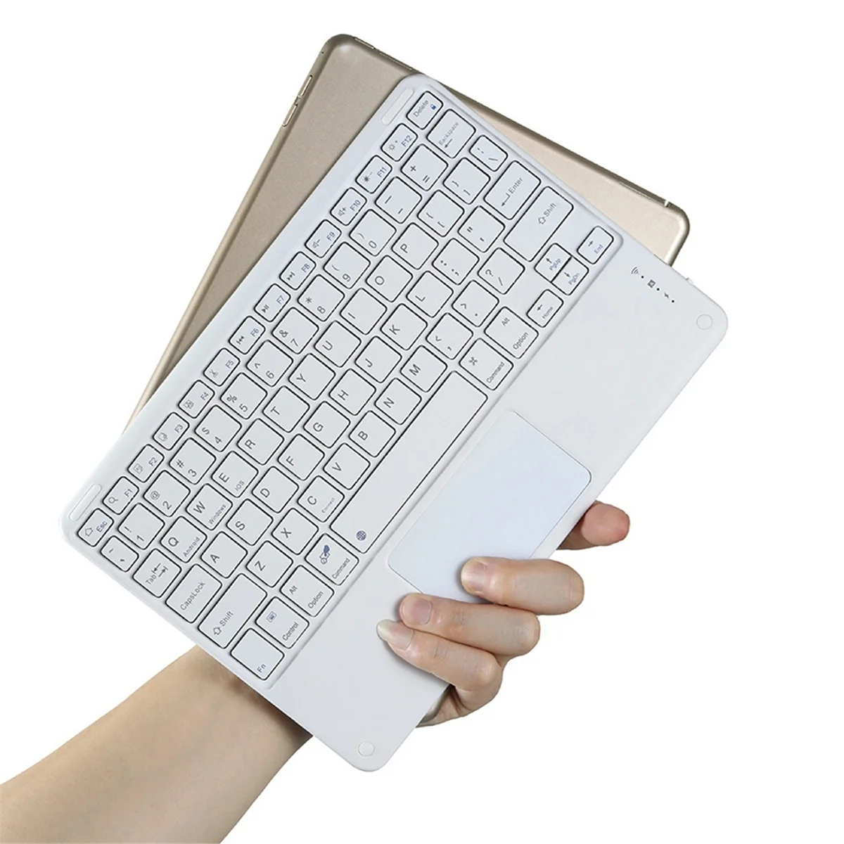 CMB-pTouchpad Keyboard Nirkabel Bluetooth Keyboard untuk PC Tablet Gaming