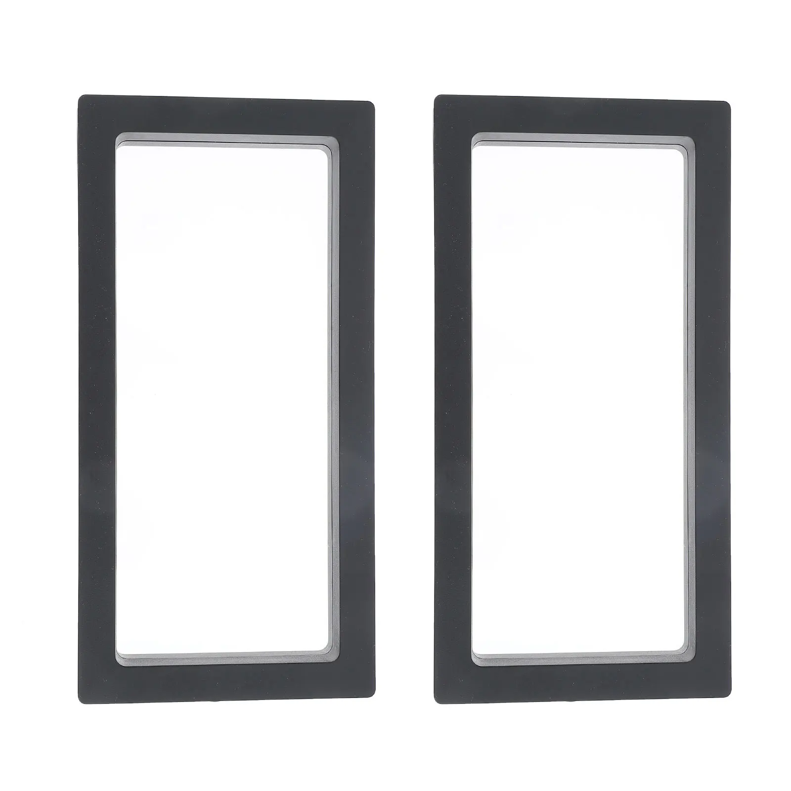 

2 Pcs Watch Storage Box Case Coin Display Holder Stand Transparent Floating Frame