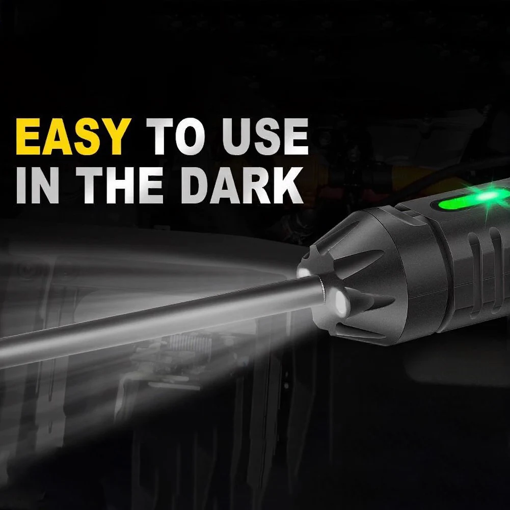 3-72V LED Digital Circuit Tester for Automotive Use with Polarity Indication Dual Color LED and Compact Dimensions