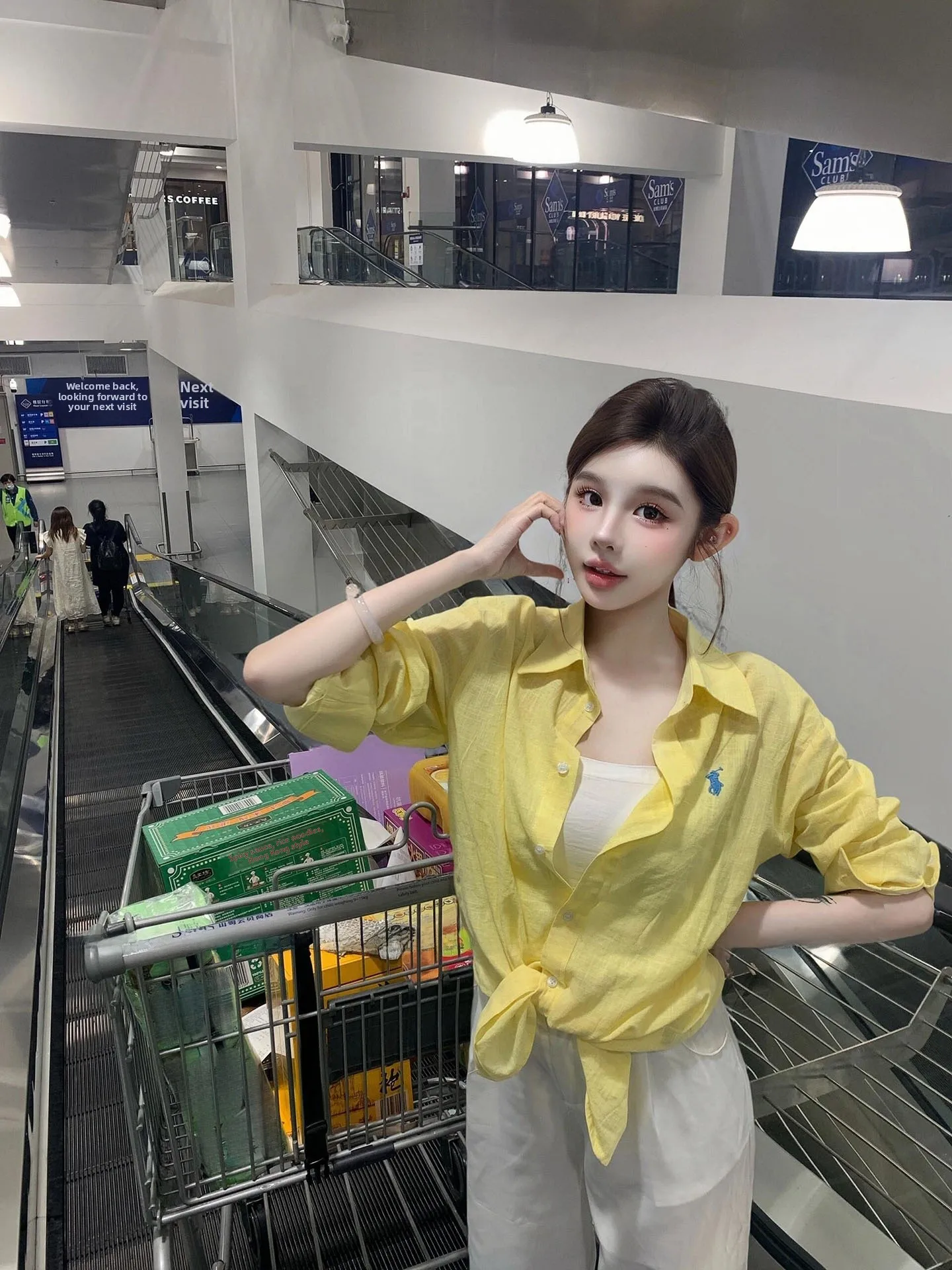 

Spring Color Embroidered irt Casual Long Sve Women's Top Faionable Versatile Button up Fre Sle Logo