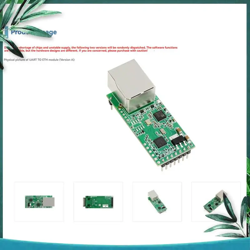 YSS-RJ45 Network Port Ethernet To Serial Converter UART TTL Module Two-Way Transparent Transmission Functionality