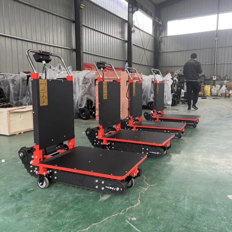 China Factory Customized Commercial Electric Hand Carts Stair Climber Crawler Stair Climbing Trolley Crawler Stair Climber