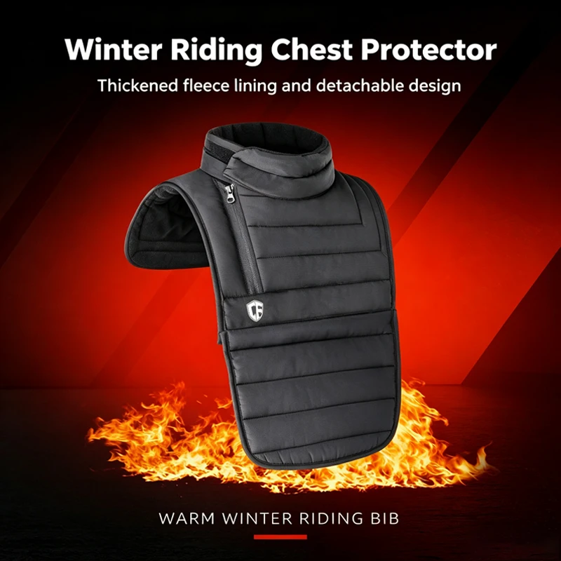 Motorcycle Winter Warm Neck Scarf Outdoor Rider Chest Neck Protector Windproof Warmer Scarf Bibs Tourist Skiing Walk Cold Gear
