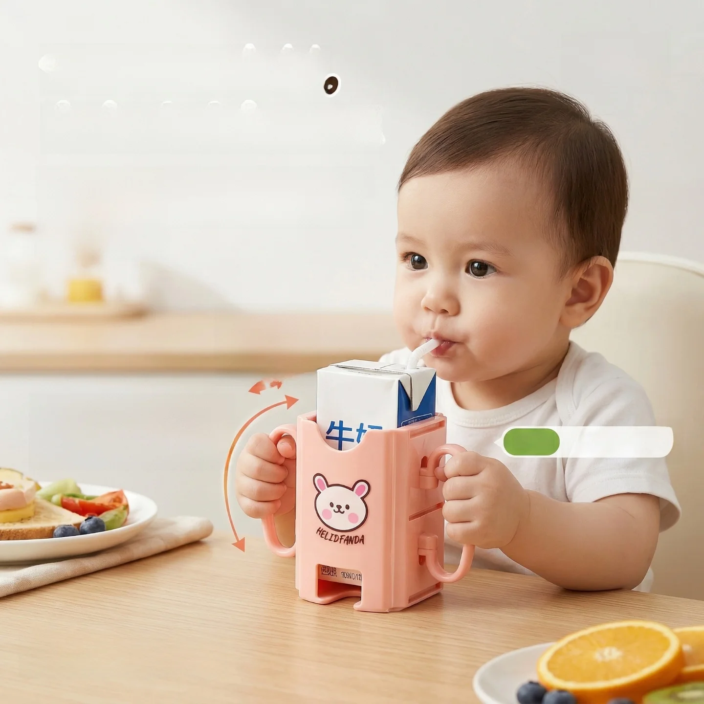 food-grade-baby-milk-cup-holder-anti-squeezing-anti-drip-adjustable-beverage-cup-stand-for-children