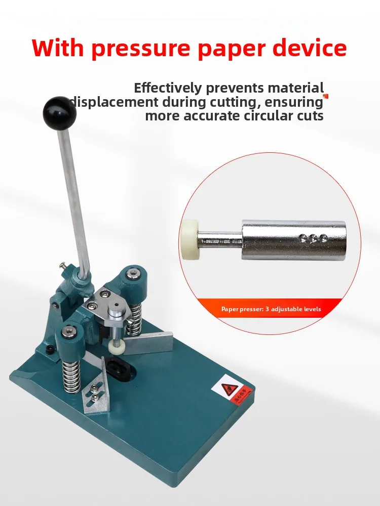 Manual Corner Rounder Cutter, Aluminum Paper Photo Card Rounding Tool with Presser Foot for DIY Craft