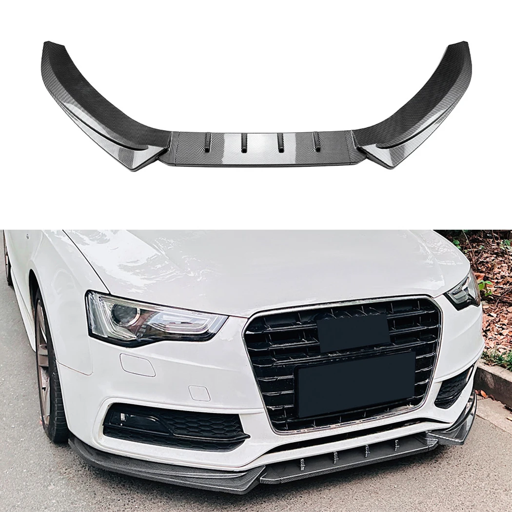 Przedni zderzak Spoiler Dyfuzor Rozdzielacze Zestaw karoserii Fartuchy Osłona Osłona Wykończenie Dla Audi A5 S5 8T Sline 2012 2013 2014 2015 2016