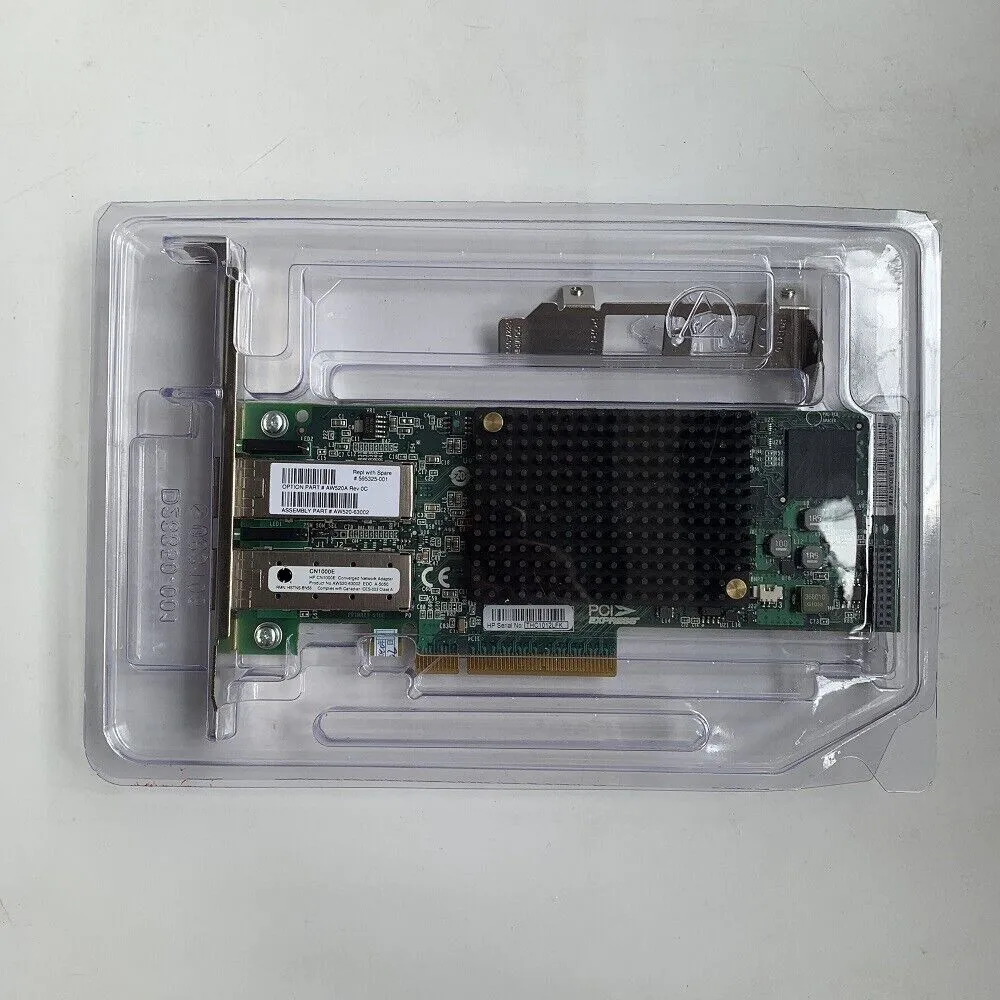 

StorageWorks CN1000E Dual Port Converged Network Card 595325-001 Adapter