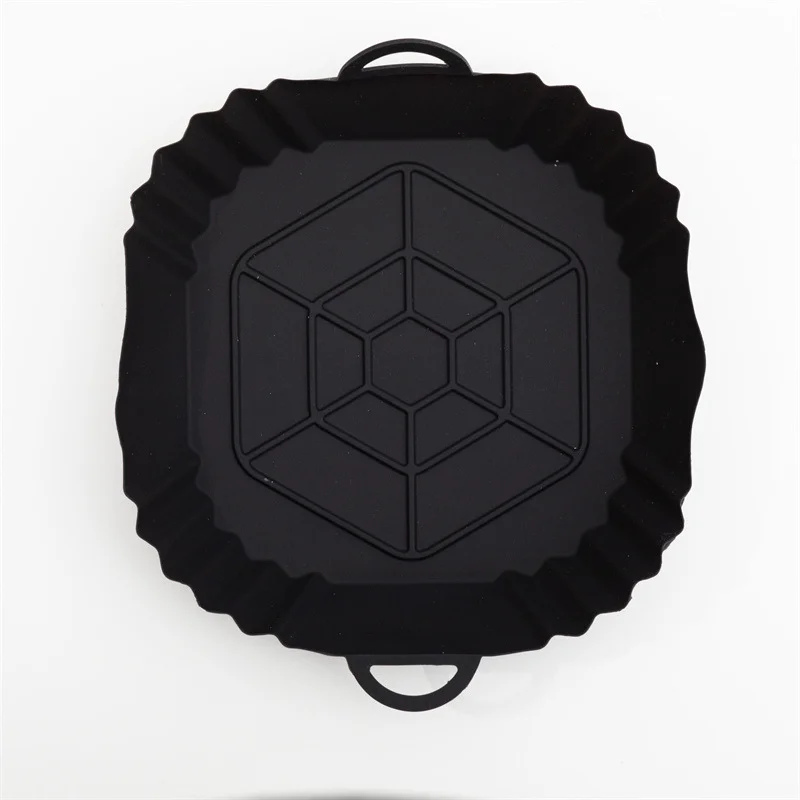 1 stks Air Friteuse Siliconen Liners Vierkante Airfryer Liners Herbruikbare Air Friteuse Accessoires Vervanging voor Perkament Airfryer Liners