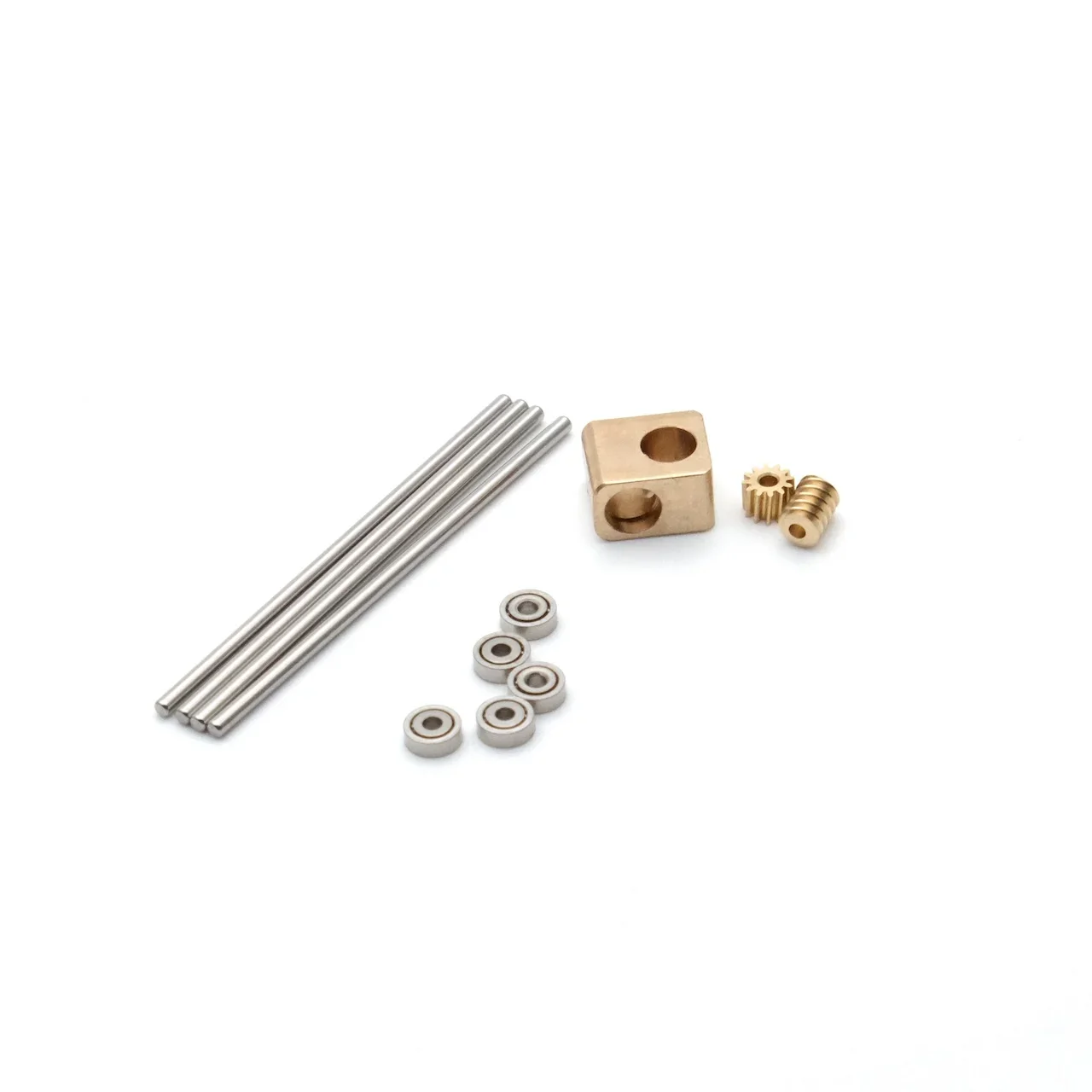 0.2M Turbine Worm Gear Micro 90° Transmission Box 12-Times Reduction Mechanism Gearbox DIY Car Model