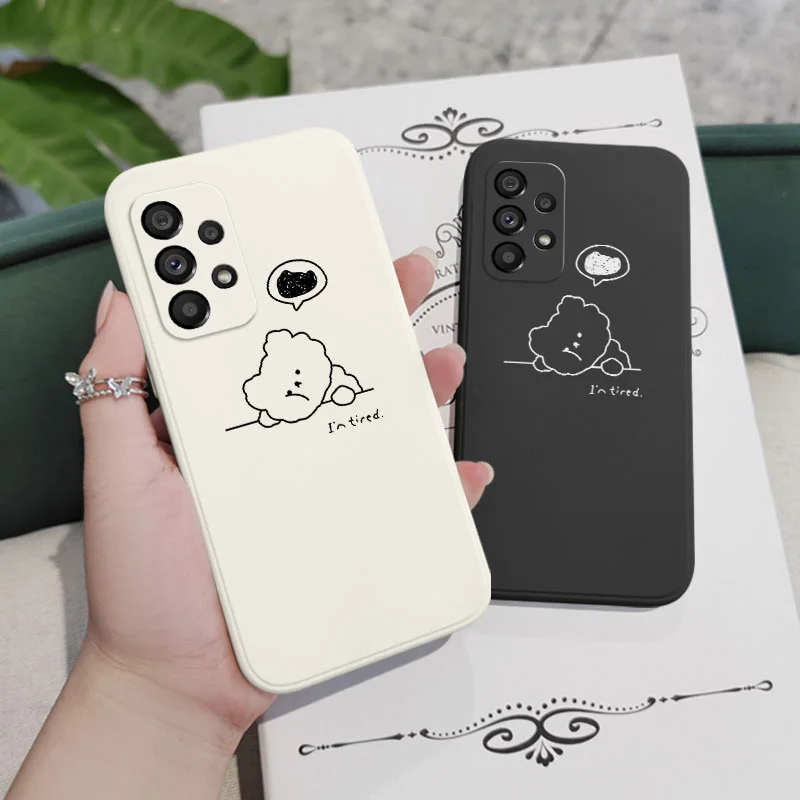 Thinking Bear Case For Samsung A56 A36 A26 A16 A06 A54 A34 A14 A15 A25 A35 A55 A24 A73 A53 A33 A23 A13 A72 A52 A32 A12 A22 5G