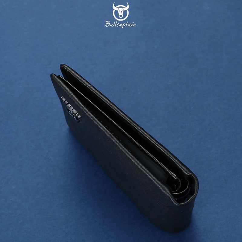 محفظة رجالية من الجلد الطبيعي من BULLCAPTAIN - سعة كبيرة مع فتحات بطاقات متعددة، تأتي مع صندوق هدايا، هدية عيد الميلاد #4