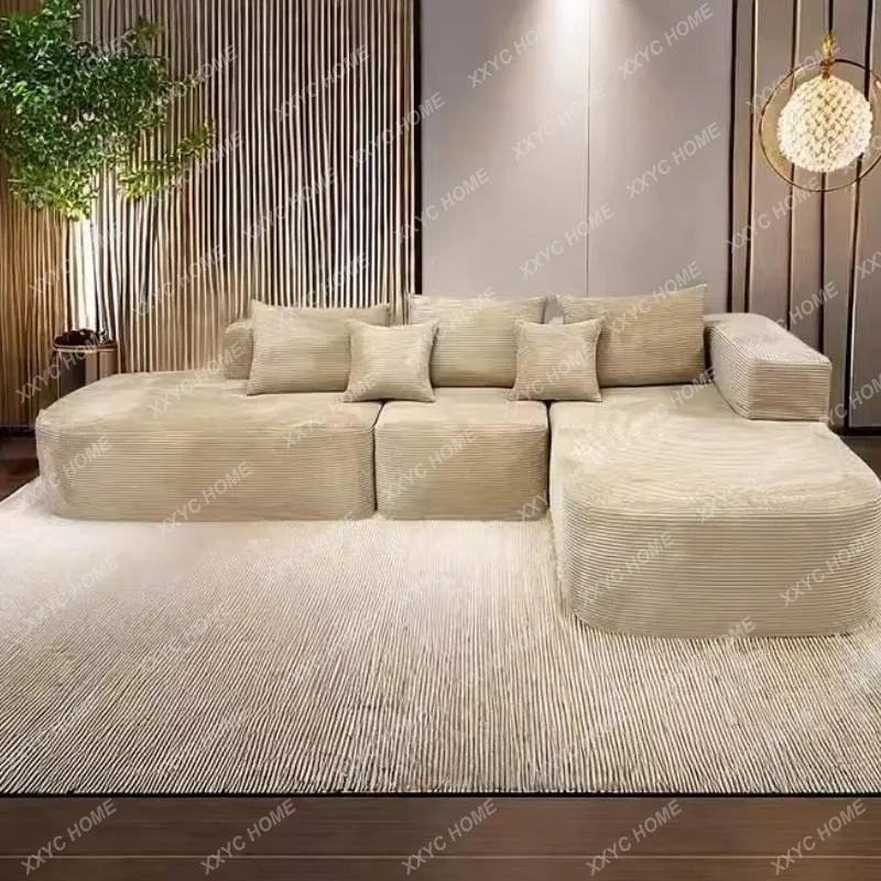 

Minimalist White Vacuum Compressed Sofa L Shaped Nordic Modern Boneless Sofa Living Room Soft Woonkamerbanken Furniture For Home