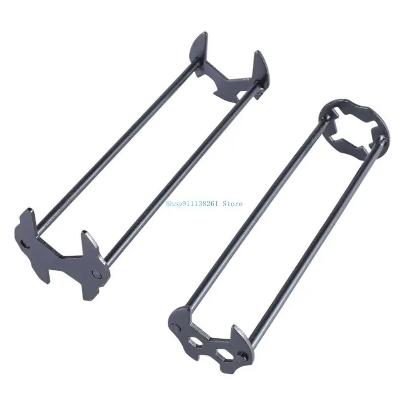 

H05E 2Pcs Basin Wrench Faucet Wrench Plumbers Wrench Under Sink Plumbers Wrench