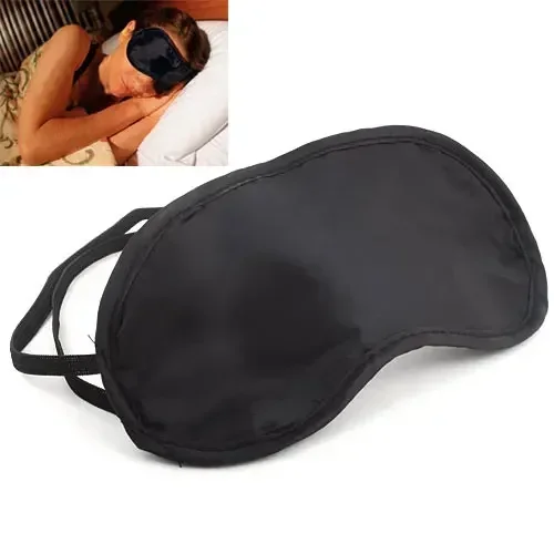 

3D Mask Sleep Eye Mask Lights Blockout Soft Padded Sleeping Fabric Cover Shade Blindfold Eyepatch