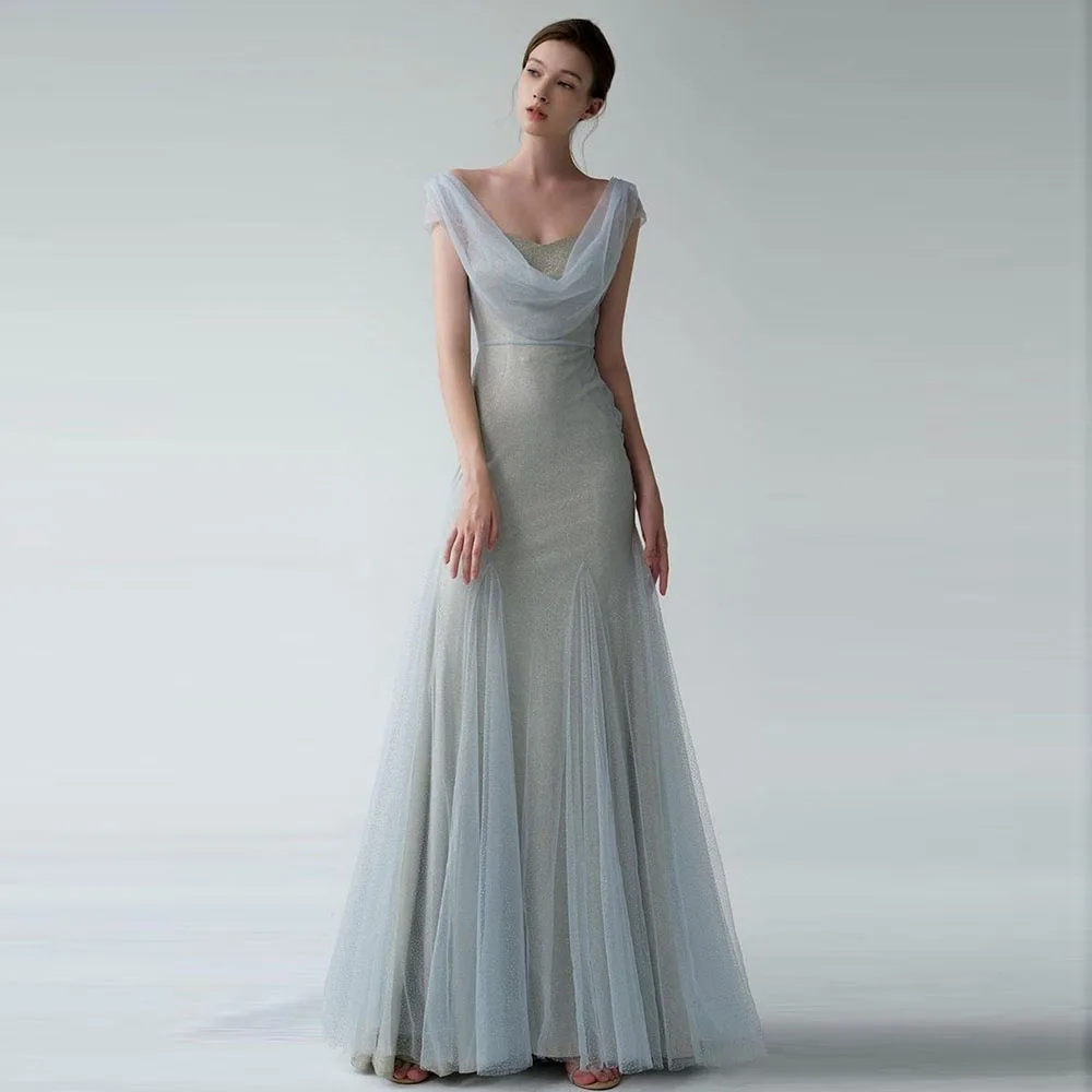 

Элегантные вечерние платья с v-образным вырезом без рукавов Русалка для банкета знаменитостей для особых случаев Формальные женские платья Классические 2023 плиссированные