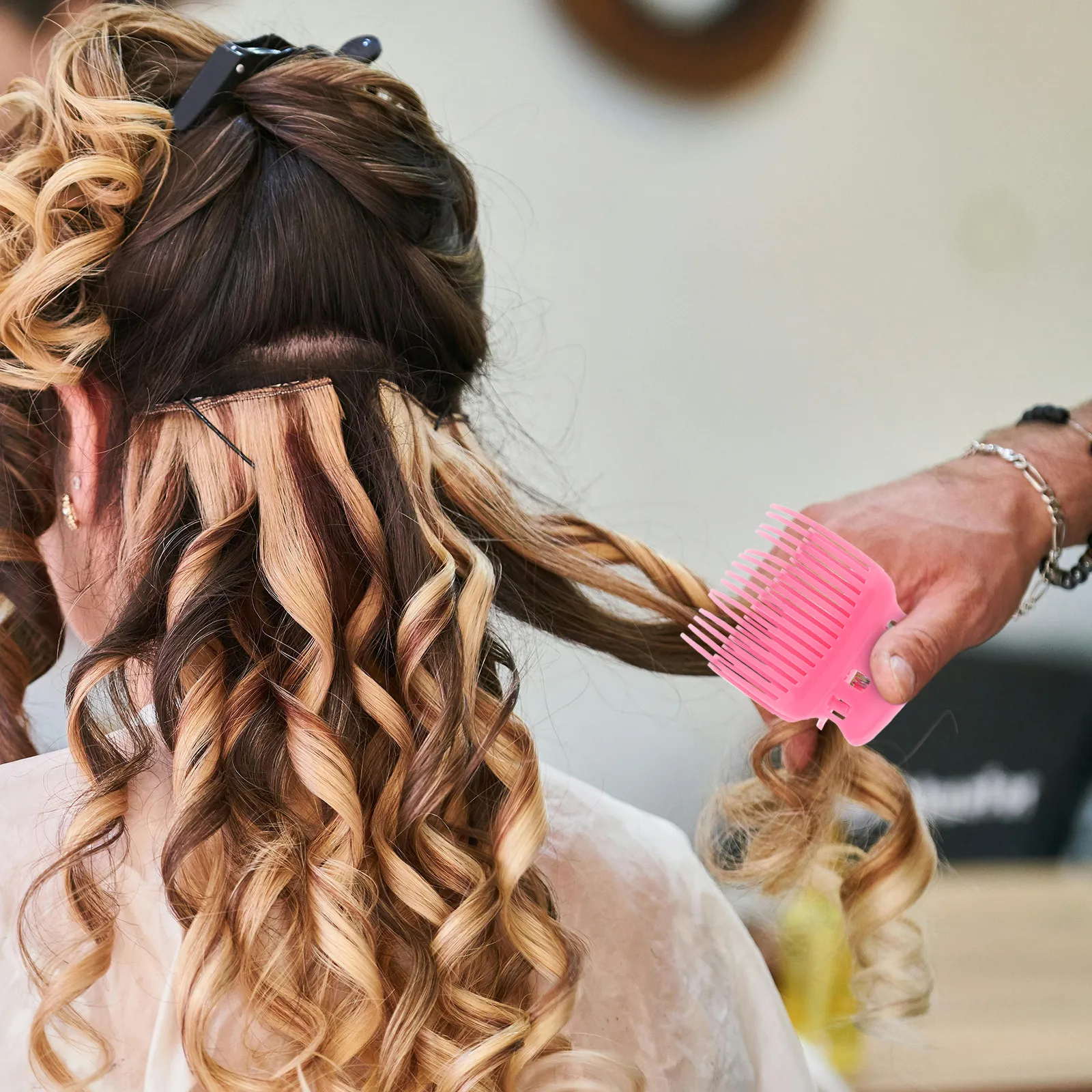 12Pcs Salon-Grade Heat-Resistant Claw Clips for Hot Rollers Curling Sectioning Styling Portable Lightweight Hair Clips