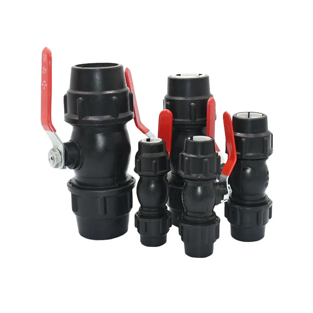 

20/25/32/40/50mm Plastic Water Pipe Quick Connector Tap Metal Valve Core Coupler Repair DN15 20 25 32 40