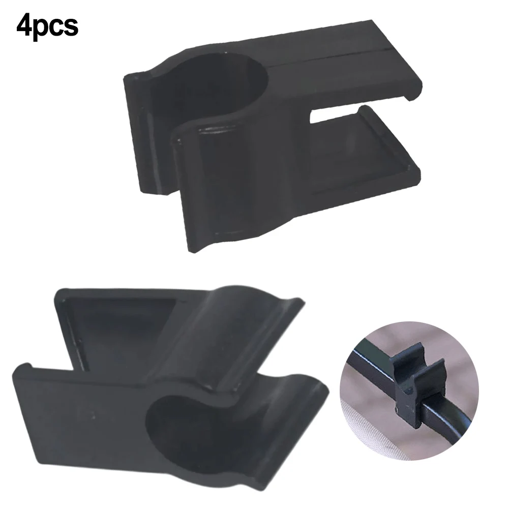4pcs/set Camping Wagon Cart Table Board Buckle Attachments Trolley Desktop Buckle For Outdoor Plastic Camping Table Board Buckle