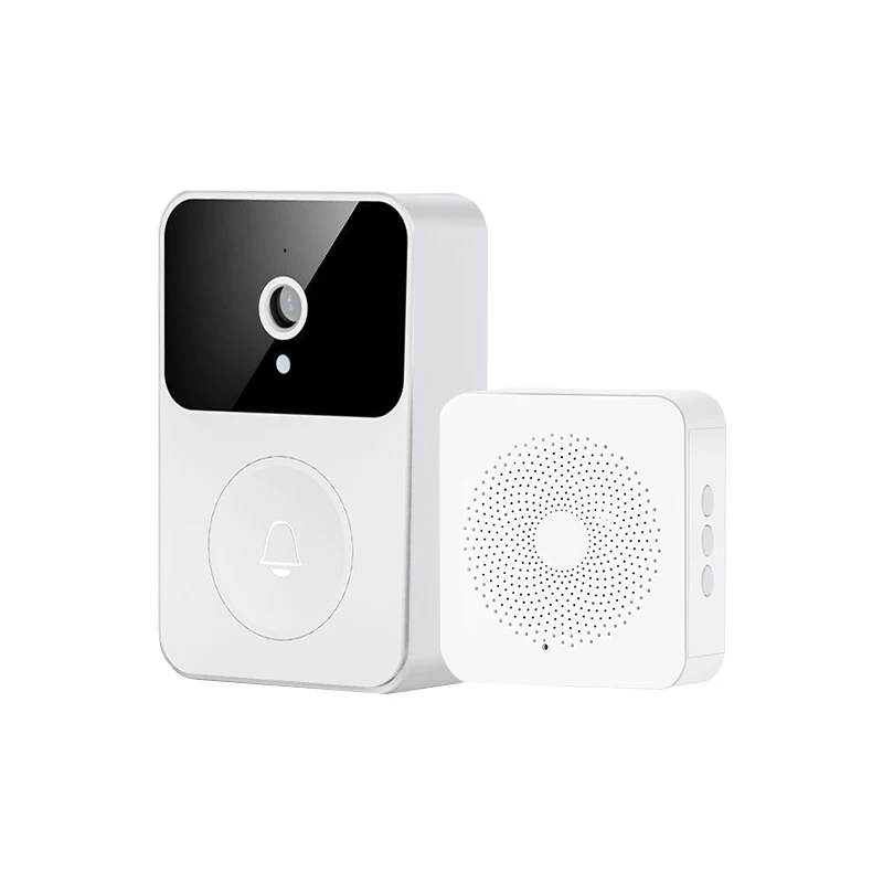 Sonnette connectée WiFi 2.4G avec interphone visuel pour application smartphone, changement de voix 