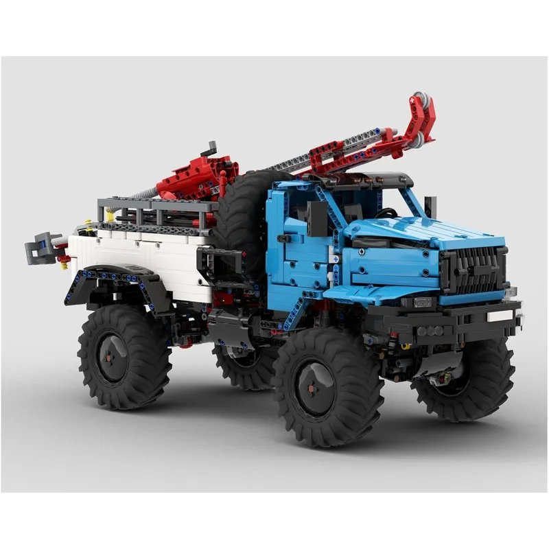 MOC-226151 New Cargo Crane Vehicle Building Block Model, 2294 Pieces, Boys' Children's Birthday Construction Block Toy