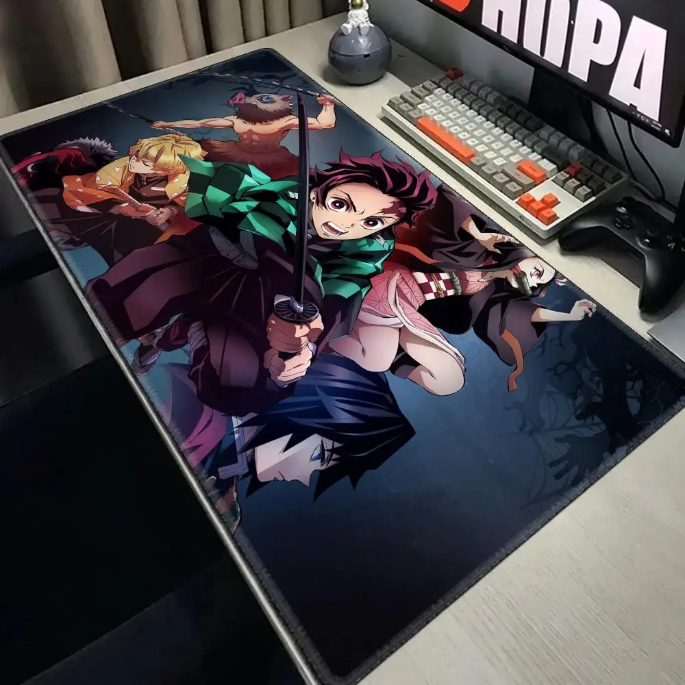 

Demon Slayer Gaming Mouse Pad Rubber Mat Deskmat Keyboard Pads Cartoon Cute Mousepad Kawaii Pc Accessories Anime Mouse Mats Xxl