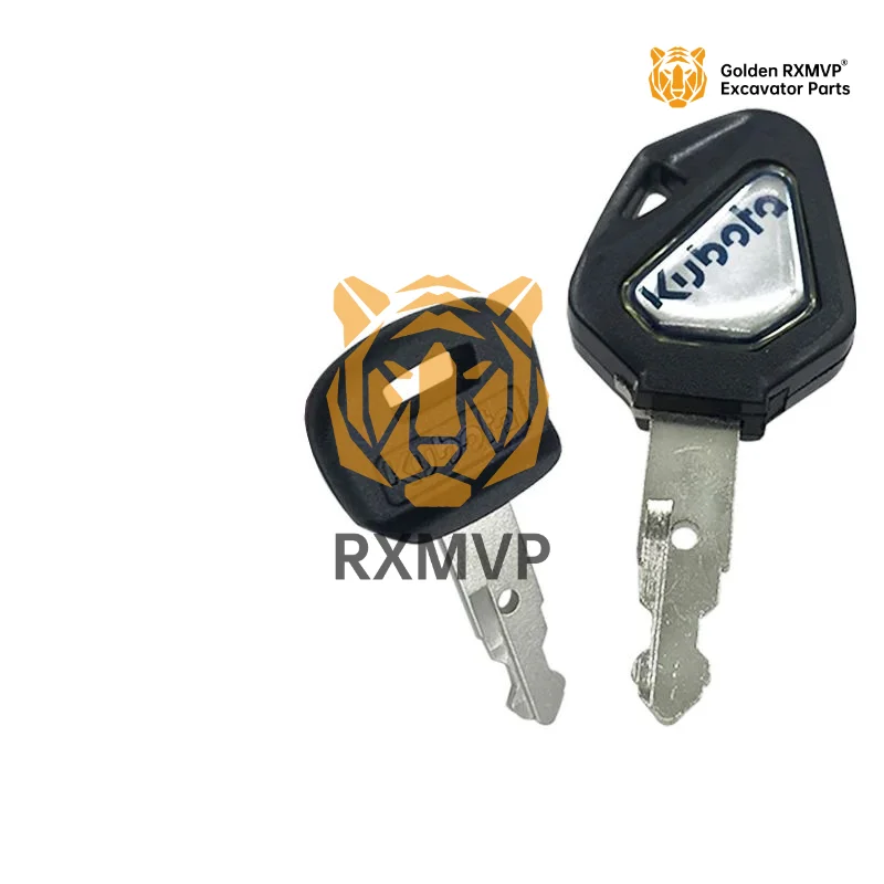 For Kubota Kx135/155/163/165/175/185 Excavator Ignition Key Start Key Excavator Accessories