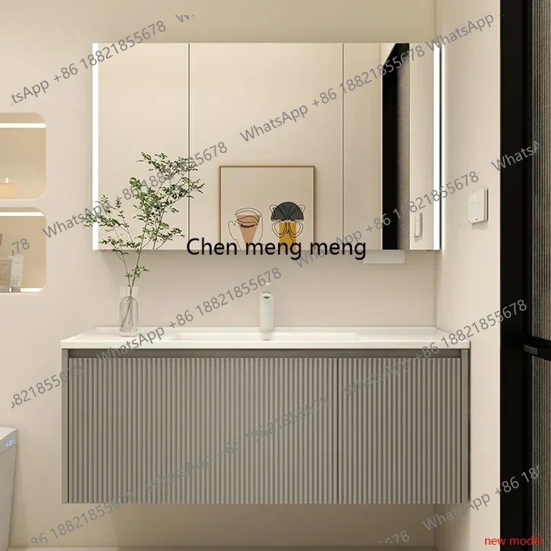 Toilet Bathroom Cabinets Washbasin Storage Shelves Display Bathroom Cabinets Mirror Muebles Hogar Home Furniture